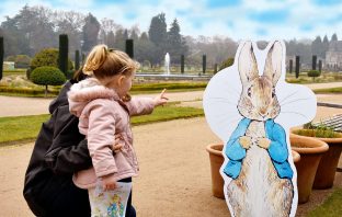You can follow a Peter Rabbit trail at Trentham Gardens this Easter.
