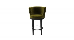 Margaux bar stool in olive, £720, www.sofa.com