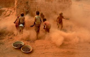 Children at work by Mohammad Asad.
