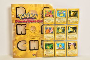 The perennially popular Pikachu is the focus of this complete world collection.